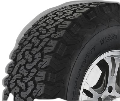 LT255/75 R17 111/108S TL BFGOODRICH ALL-TERRAIN T/A KO2 LRC RBL
